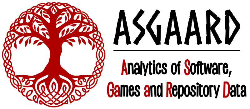 Analytics of Software, GAmes And Repository Data (ASGAARD) Lab Logo